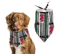 American Wales Flag Dog Bandana Puppy Cat Scarfs Washable Triangle Kerchief Bandanas Gift
