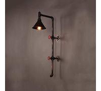 American Wall Lamp Sconce Vintage Industrial Style Restaurant Engineering Light Metal Iron Lamp Bar Corridor Bedroom Bedside Lamp Creative Water Pipe Decoration Wall Light