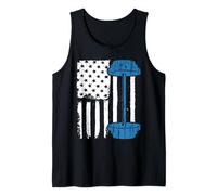 American Weigh Lifting Team Cool Gym Lover Costume Tank Top