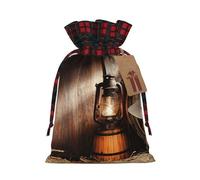 (American West Rodeo) Drawstring Gift Bags Holiday Present Goody Bags For Xmas Party S