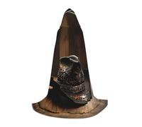 American West Rodeo Hat Print Halloween Costume,Medieval Cape With Comfortable Hood,For Cosplay,Parties And More