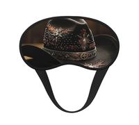 American West Rodeo Hat Print Sleep for Adults Comfortable Eye Mask for Travel Camping Light Blocking Nap Cover