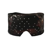 American West Rodeo Hat Print Soft Eye and Ear Muffs for Adults Sleeping Protection Cover for Travel Nap Relief