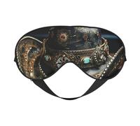 American West Rodeo Hat Print Stylish Sleep Eye Mask Lightweight Adjustable Strap Men Women Travel Nap Night