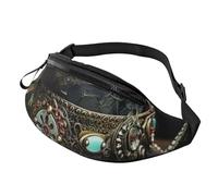 American West Rodeo Hat Print Unisex Pack Waist Bag Travel Accessory for Outdoor Activities and Everyday Use