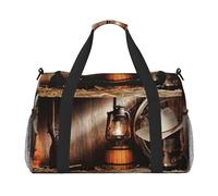 American West Rodeo Print Weekender Bag,Gym Bag with,Carry On Luggage Overnight Weekend Bag, Holdall Handbag & Shoulder Bag for Travel Fitness