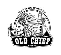 American Western Wild west Cowboy Icons Vinyl Art Sticker 67.2x75.8cm It Won't Fall Off Black