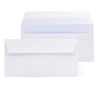American White Envelopes No Window Self Adhesive with Silicone Strips Ideal for Mailing Documents in Various Sizes Ofituria (Pack of 50)
