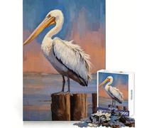 American White Pelican Adult Jigsaw Puzzle1000 Pieces Smart Exercise Soothing Downtime Accurate Edges Holiday Present (50x75cm)