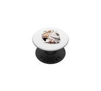 American White Pelican Sea Bird Birder PopSockets Adhesive PopGrip