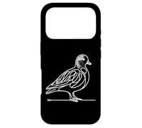American Wigeon Line Art Birdwatcher Case for iPhone 17 Pro