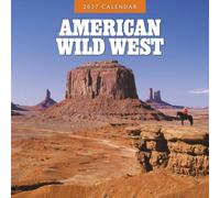 American Wild West - 2027 Square Wall Calendar - by Red Robin Publishing