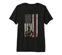American Worker Labor Day Workwear Blue Collar Dollar Premium T-Shirt