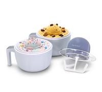 Americana by Elite Pint Perfect™ EIM1205DB Ice Cream Maker, 2 x 1 Pint Capacity Dual Freezing Bowls, Frozen Yogurt, Sorbet, Gelato, Periwinkle