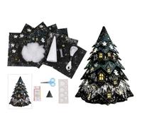 Americana Christmas Tree Quilt Kit, DIY Fabric Christmas Kit Sewing Tree
