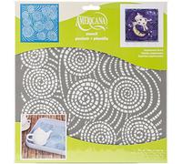Americana Decor Stencil x 12-inch-Segmented Swirls
