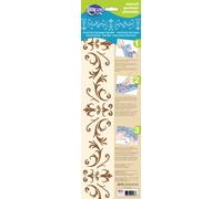 Americana Decor Victorian Baroque Border, Blue, 15 x 46 x 0.3 cm