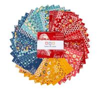 Americana Quilt Fabric Stacker - 42 Red 5" Squares by Riley Blake