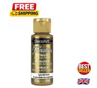 Americana Splendid Gold Acrylic Metallic Paint - 59ml Fast-Drying Excellence