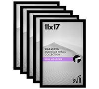 Americanflat 11x17 Gallery Wall Frame Set of 5 in Black - Picture Frames Collage Wall Decor with Plexiglass Cover and Hanging Hardware - Gallery Wall Frame Set for Horizontal or Vertical Display