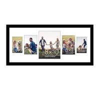 Americanflat 12x28 Collage Picture Frame - Engineered Wood - Black