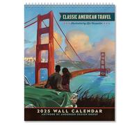 Americanflat 2025 Wall Calendar - US Cities Poster Design - 10x13 Large Wall Calendar - 12 Month Hanging Calendars for Home or Office - 2025 Calendars for Planning and Organization