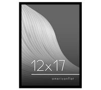 Americanflat A3 White Photo Frame - Slim Frame with Plexiglass and Integrated Wall Hook - Set of 5