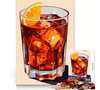 Americano Cocktail 1000 Pieces Jigsaw Puzzles for Adults Strategic Think Pleasant Downtime Clean Cut Winter Gift (38x52cm)