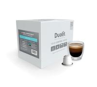 Americano Home Compostable Coffee Capsules by Dualit - Compatible With Nespresso - 50 Servings - 5 X 10 Pk of Premium Eco Friendly Fairtrade Coffee Pods - 100% Home Compostable Capsules