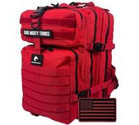 AMERICANPHOENIX 45L Elite Tactical Backpack | Work & Military Backpack | Water Resistant and Heavy Duty | Bug Out Bag, Scarlet Sage, L, Tactical