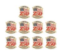 Americans 250Th Brooch Lapel Badges Crafted From Alloy Materials Americans Patriotic Badge Set