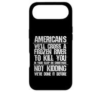 Americans We'll Cross A Frozen River Not Kidding Case for iPhone Air