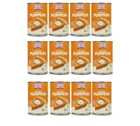 America's Finest | Pack of 12 | Pumpkin Puree - 100% Pure Pumpkin - 425g Tin