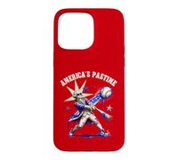 Americas Pastime George Washington Baseball Patriotic Tee Case for iPhone 15 Pro Max