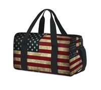Americas Sports Duffel Bag America Flag Weekend Overnight Bag Tote Holdall Casual Travel Gym Duffel Bags for Kids Girls Boys Women Men
