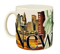Americaware SMNYC03 New York 18 oz Full Color Relief Mug