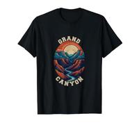 Amerika Grand Canyon Retro - Nostalgic Adventure Value Graphic T-Shirt, Men, Black, M