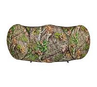 Ameristep Jakehouse Lightweight Durable 96" x 27" Compact Size 2-Person Capacity Portable Turkey Hunting Ground Blind - Mossy Oak Obsession
