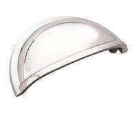 Amerock 10BX5301026 Pulls 3 in (76 mm) Center-to-Center Cup Pull-10 Pack-53010, Polished Chrome