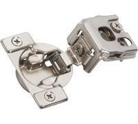 Amerock 2 Pack 1-1/4 inch Overlay Self-Closing Compact Concealed Hinge for Face Frame Cabinet, 105-degree Opening Angle with 3-Way adjustability