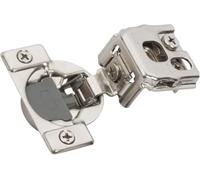 Amerock 2 Pack 1-1/4 inch Overlay Soft-Closing Compact Concealed Hinge for Face Frame Cabinet, 105-degree Opening Angle with 3-Way adjustability