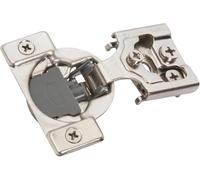 Amerock 2 Pack 1/2 inch Overlay Soft-Closing Compact Concealed Hinge for Face Frame Cabinet, 105-degree Opening Angle with 3-Way adjustability