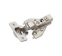 Amerock 2 Pack 1/2 inch Overlay Soft-Closing Euro Concealed Hinge for Face Frame Cabinet, 105-degree Opening Angle with 3-Way adjustability