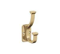 Amerock Alder Transitional Double Prong Champagne Bronze Decorative Wall Hook