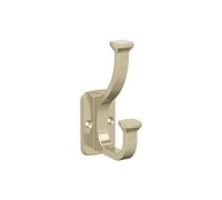 Amerock Alder Transitional Double Prong Golden Champagne Decorative Wall Hook