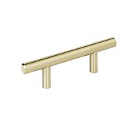 Amerock Bar Pulls 2-1/2 (64 mm) Center-to-Center Golden Champagne Cabinet Pull - 10 Pack