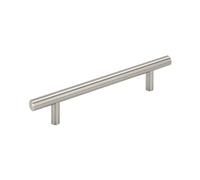 Amerock Bar Pulls 5-1/16 inch (128mm) Center-to-Center Satin Nickel Cabinet Pull - 10 Pack, 10BX40517G10