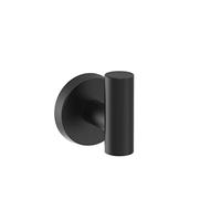 Amerock BH26542MB Arrondi Robe Hook, Matte Black, Single
