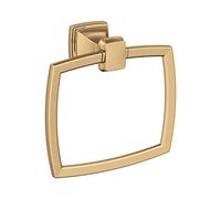 Amerock BH36032CZ | Champagne Bronze Towel Ring | 6-13/16 in (173 mm) Length Towel Holder | Revitalize | Hand Towel Holder for Bathroom Wall | Small Kitchen Towel Holder | Bath Accessories