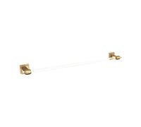 Amerock BH36064CCZ | Clear/Champagne Bronze Towel Bar | 24 in (610 mm) Towel Rack | Glacio | Bathroom Towel Holder | Bathroom Hardware | Bath Accessories